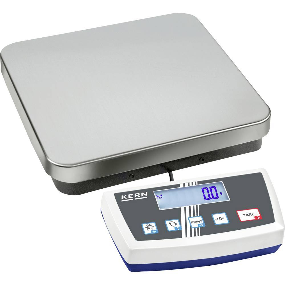 Kern DS 8K0.05+C Plattformsvåg DS 8K0.05+C Kalibrerad (DAkkS) Vägningsområde 8 kg Läsbarhet 0.05 g via nätadapter Silver