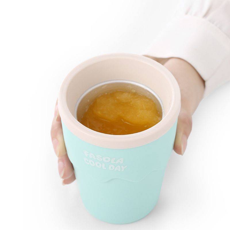 Slushy mugg magic slush ice maker machine fryskopp för vattenis på sekunder m2ee - Rosa
