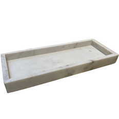 Bahne Interior Tray Marble Lille Bakke White