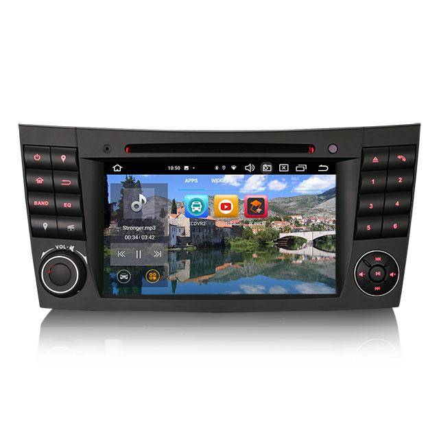 EU-LAGER Erisin ES8580E 7  IPS Android 13.0 Bil-DVD-spelare DSP CarPlay & Auto GPS för Mercedes Benz E-klass W211 CLS W219