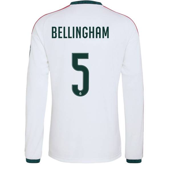 adidas Real Madrid Långärm Hemmatröja Bellingham 5