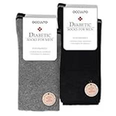 Occulto diabetes strumpor män 10 pack (modell: Dr. Götz) 4 par svart | 3 par mörkgrå | 3 par ljusgrå 39-42