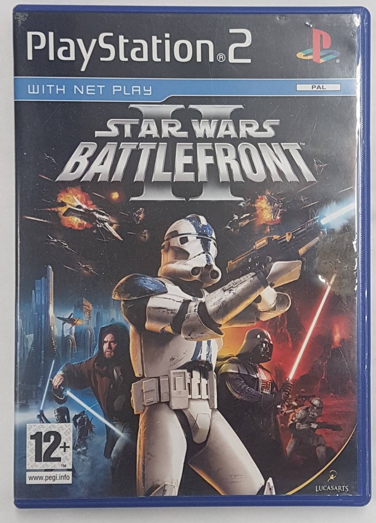 PS2 Star Wars Battlefront 2 (utan bok)