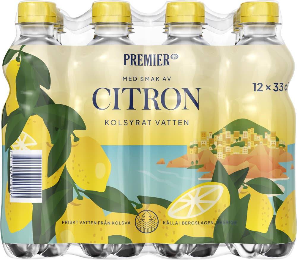 Kolsyrat Vatten Citron 12x33cl