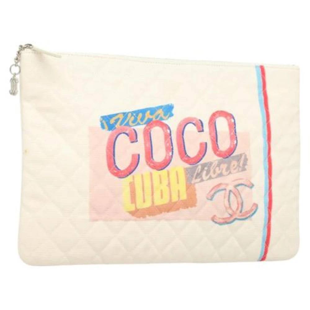 Chanel Vintage - Pre-owned Canvas kuvertvskor Vintage - Dam - ONE Size -
