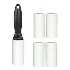 1/10 st Roller Lint Remover - Idealisk för möbler, kläder | Hund- och katthårrengöring, 300/600 ark Super Sticky Cotton Roller Refills - Husdjurshårbo - Amerikanskt handtag (Multi-size)