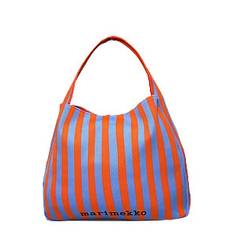 Marimekko KNITTED BAG LARGE MERIROSVO - Väskor - BLUE, RED / multi