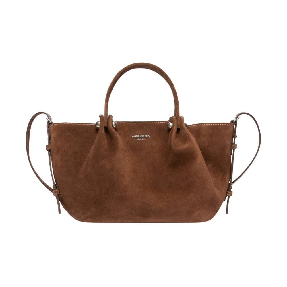 Weekend Max Mara Wkario Tote - Tasker - Dame - Brun - ONE SIZE - Uld