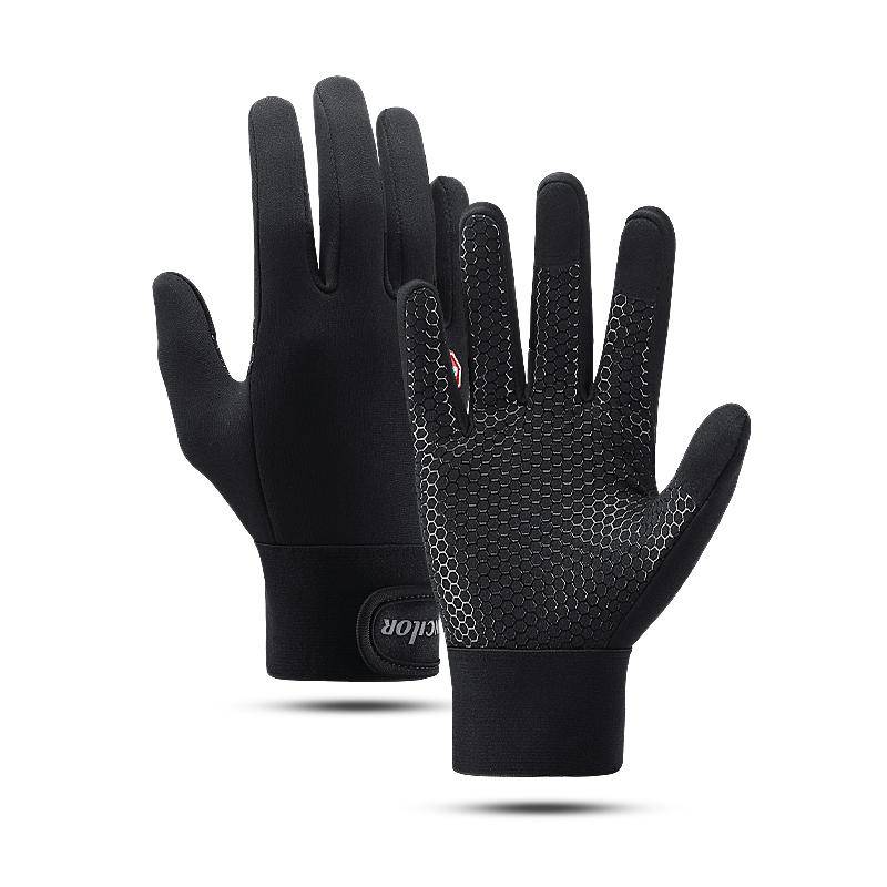 Autumn and Winter Cycling Full-finger Waterproof Touch Screen Warm Gloves Men's and Women's Mountaineering Gloves M