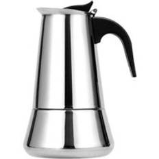100/400/600ml kaffekokare italiensk topp moka espresso cafeteira expresso percolator rostfritt stål spishäll induktion spis - 200ml 4 koppar