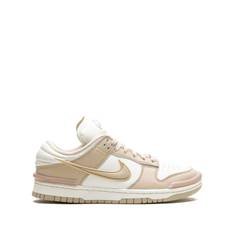 Nike - Dunk Low Twist låga sneakers - dam - gummi/kalvskinn/Tyg - 7.5 - Brun