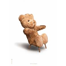 Brainchild Plakat 30x40 cm - Bamsen/Hvid Baggrund OUTLET