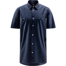 Haglöfs Men's Curious Hemp Short-Sleeve Shirt Tarn Blue, S