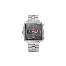 TAG Heuer - Pre-owned Monaco 40 mm från 1975 - unisex - safirkristall/rostfritt stål - one size - Svart