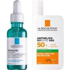 La Roche-Posay Anti-Blemish and Anti-Age Kit: Effaclar Decongesting Multi-Active Serum + SPF50+