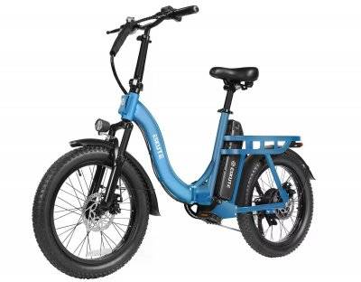 Elcykel Eskute D200 (Blå, Nej)