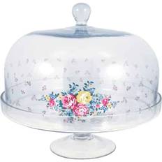GreenGate Cake Stand Laura White with Lid Large