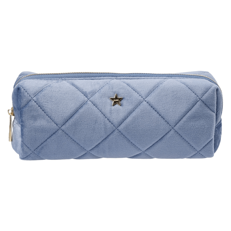 DARK Velvet Quilted Tool Pouch Country Blue
