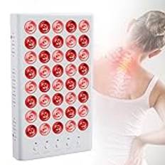 Rödljusterapi, 660 nm 850 nm infrarött ljusterapi med ögonmask hög effekt LED infraröd ljusterapi apparat rött ljus panel för återhämtning förbättra sömnsmärtlindring