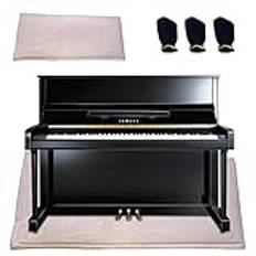 Ljudisolerad pianomatta för piano piano ljudisoleringsdyna med 3 pianopedalskydd, piano, mattskydd, ljuddämpande matta, akustiska kuddar, ljudabsorberande svamp B 160 x 70 cm