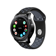 Samsung Gear S3 / Galaxy Watch 46mm Sort Rem