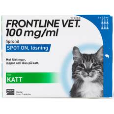 Frontline vet. Katt 100 mg/ml 6x0,5 ml Spot-on lösning