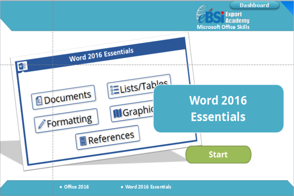 Word 2016 Essentials - Individual Licence