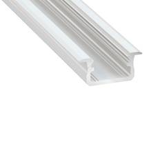 Alu Profil 1 indbygning til Led strip 200cm Hvid