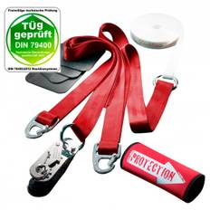 Slackline-Tools Clip'n Slack Set 10 m Slackline Storlek 10 m Färg red / white