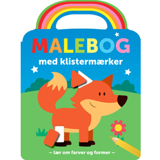 Malebog med klistermærker - Ræv