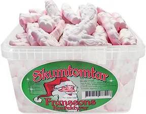 Skumtomtar Små burk Franssons Konfektyrer