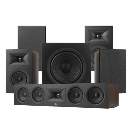 JBL Stage 250B 5.1 högtalarpaket med 200P och center, svart