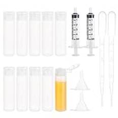 BENECREAT 18 ml 10 förpackningar reseflaskor set transparent plast luftflaskor reseflaska toalettartiklar flödesbehållare för flygning, flygplats, semester