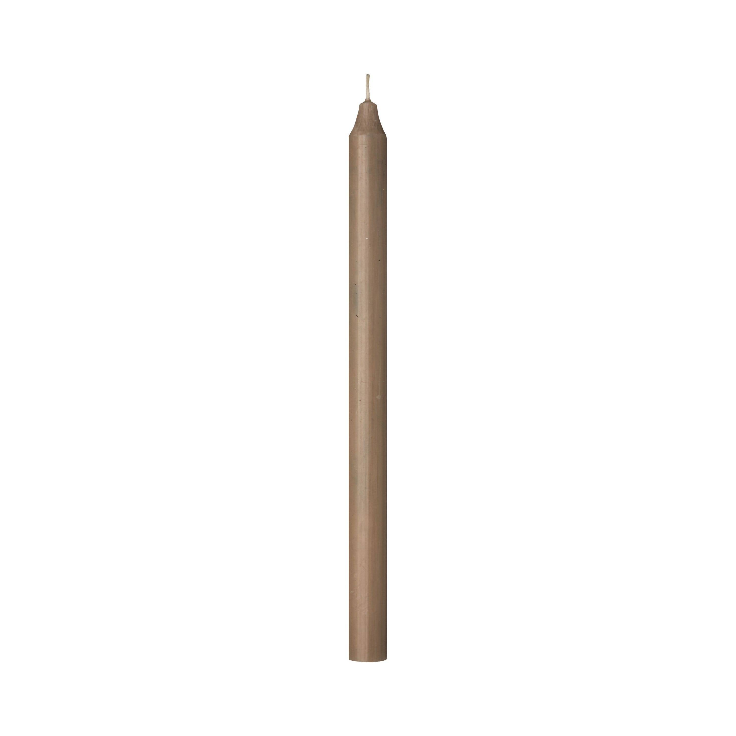 Kronljus Stearin Beige