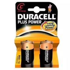 Duracell Plus Power batteri C LR14, 2 stk/pk