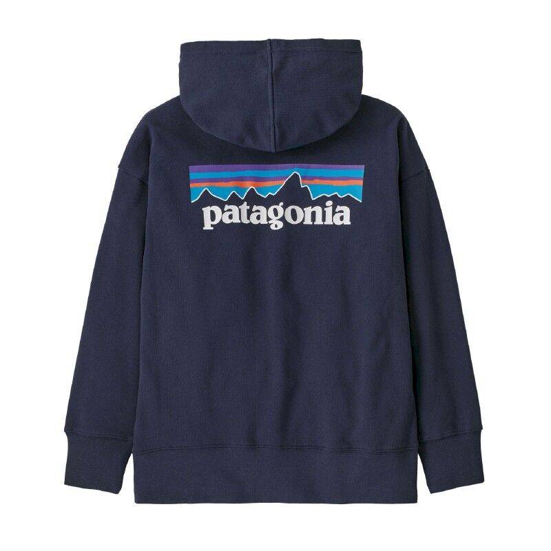 Patagonia K's Hoody Sweatshirt - Munkjacka - Børn P-6 Logo: New Navy XS