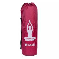 Yogataske, stor, til lammeulds-måtte, aubergine - 75 cm