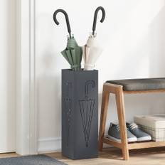 Paraplyställ Antracit Metall Standard Paraplyställ Rektangulärt