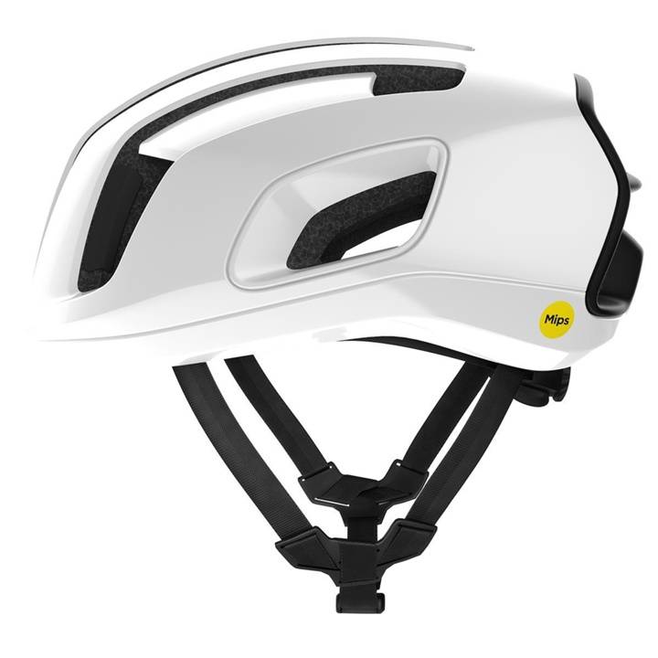 POC Cytal MIPS Cykelhjälm Hydrogen White/Uranium Matt Black - Hjälmstorlek S -