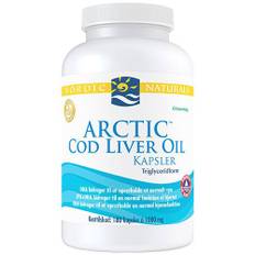 Torskelevertran m. citrussmag | 180 kap | Nordic Naturals