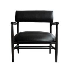 101 Copenhagen - Nama Loungestol Aniline Leather Black från Sleepo - Svart ((LxDxH): 71 x 69 x 73,5 cm)