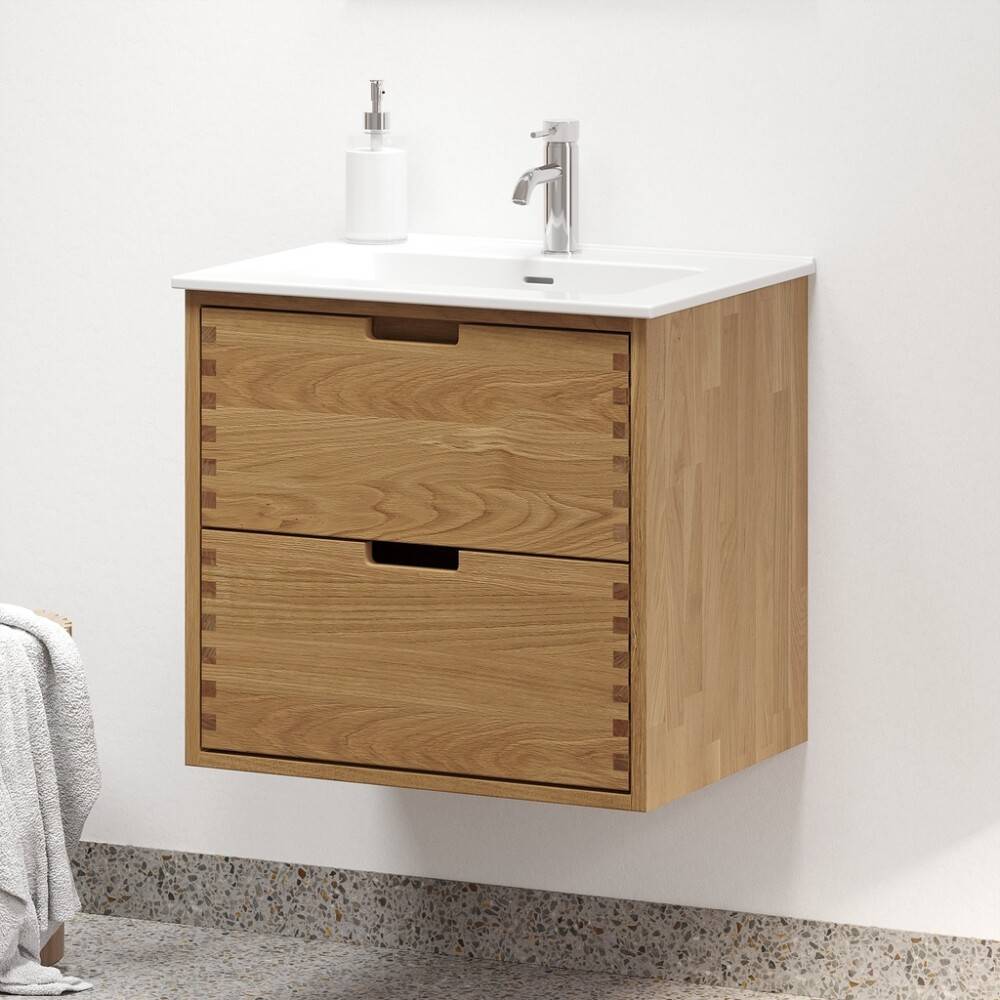 Camargue underskab m/vask Nature Egedahl/Loknes massiv eg natur 60 cm