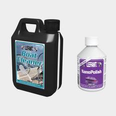 Pakke til at polere båden, 1 liter rengøringsmiddel + 250 ml bådpolish med