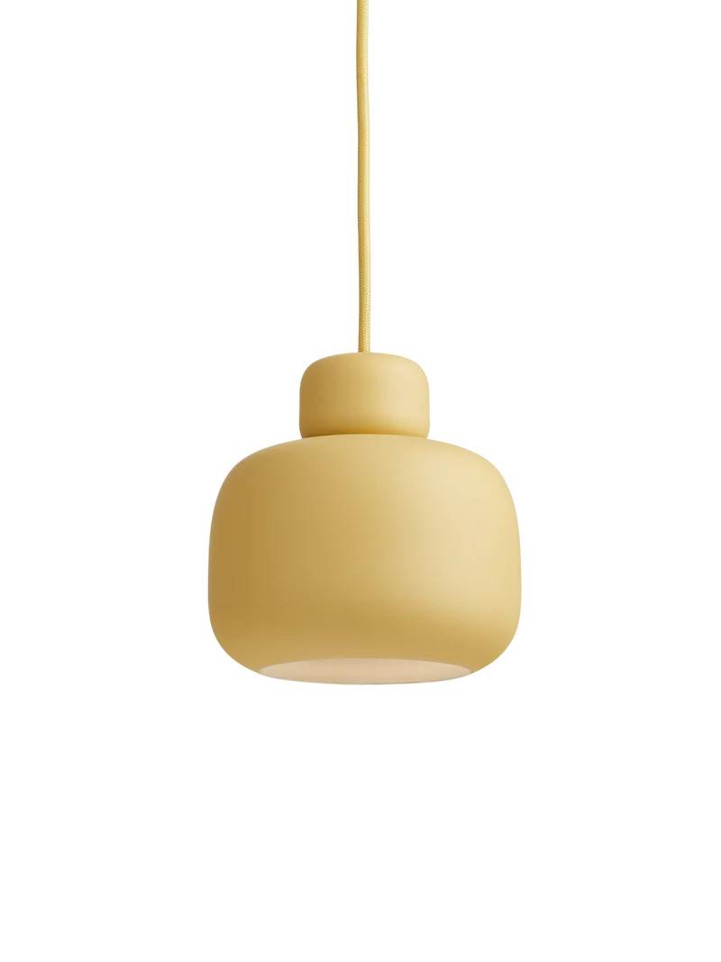 WOUD STONE PENDEL LILLE MUSTARD - 16