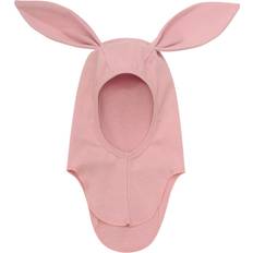 Huttelihut Balaclava Ears Cotton Rib Stl. 86\92 unisex - Elefanthatt Från Magasin - Ash Rose (86\92)