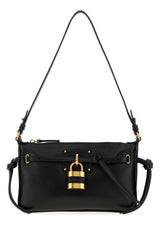 Chloé Paddington Sling Lambskin Leather Shoulder Bag — Black