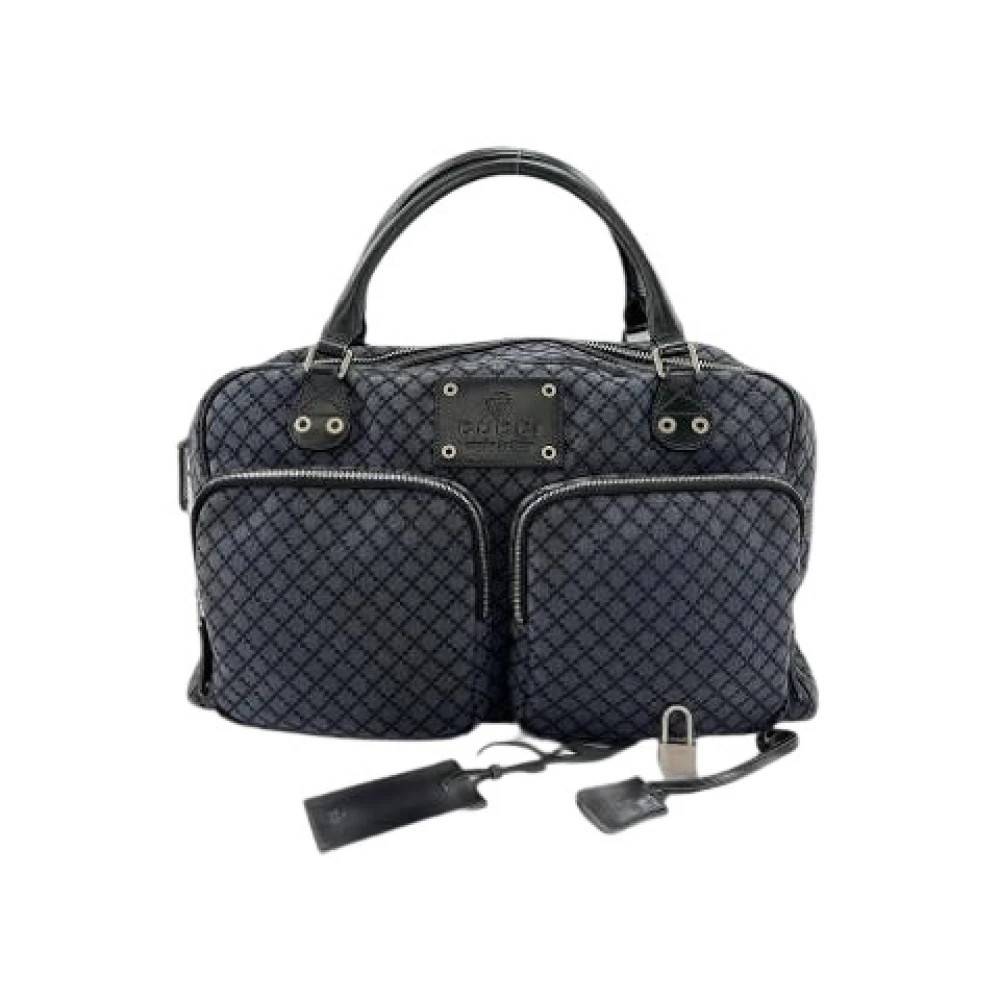 Gucci Vintage Pre-owned Vintage Håndtaske - Vintage - Dame - Blå - ONE SIZE -