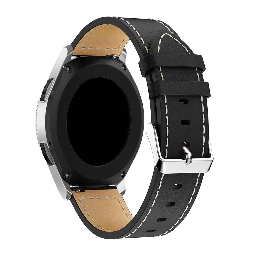 Garmin Vivoactive 4 Armband i äkta läder, Svart