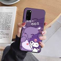 AH36 Kuromi Black Case for Samsung Note 20 Lite S24 Ultra S23 S22 A05 A06 A11 A71 A15 A16 A13 A24 A25 A33 A52 A53 M55 M35 Sofe Cover Samsung S10 Plus