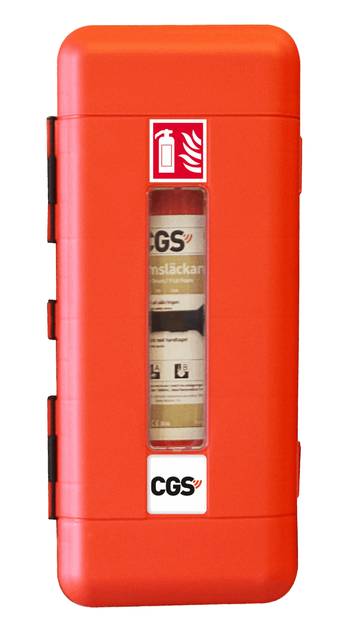 Brandsläckarskåp CGS EC9SW för 6 kg pulver- och 6-9 l skumsläckare